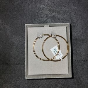 Zales Gold Hoop Earrings - Classic Shiny Hoops